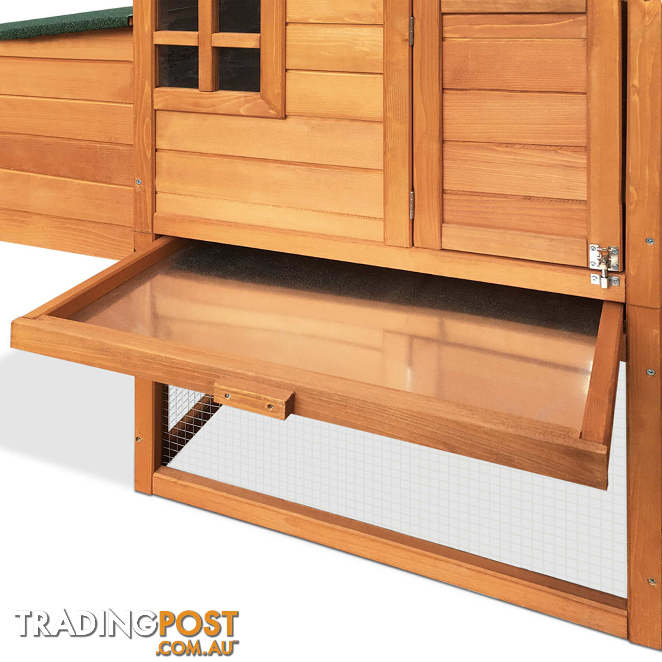 Wooden Pet Hutch with Nesting Box