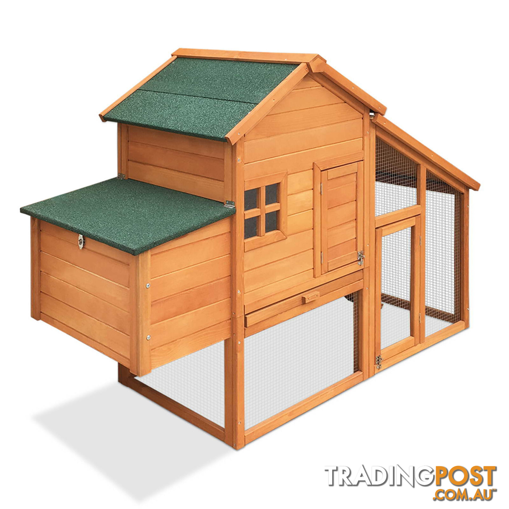 Wooden Pet Hutch with Nesting Box