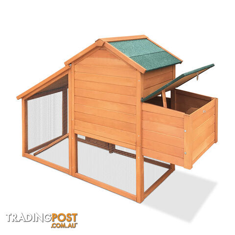 Wooden Pet Hutch with Nesting Box