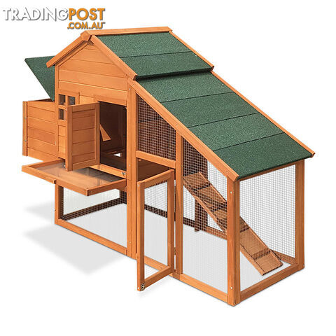 Wooden Pet Hutch with Nesting Box