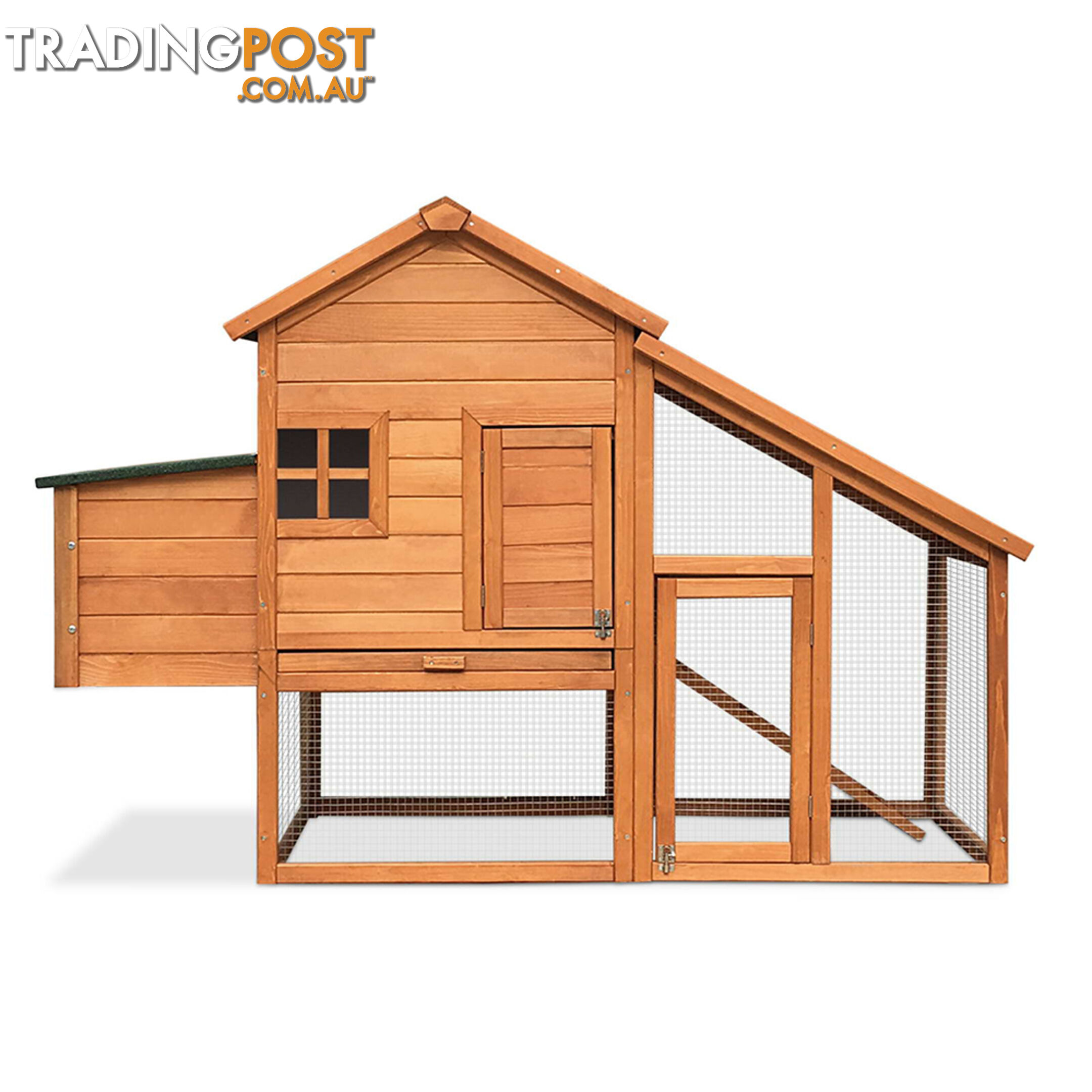 Wooden Pet Hutch with Nesting Box