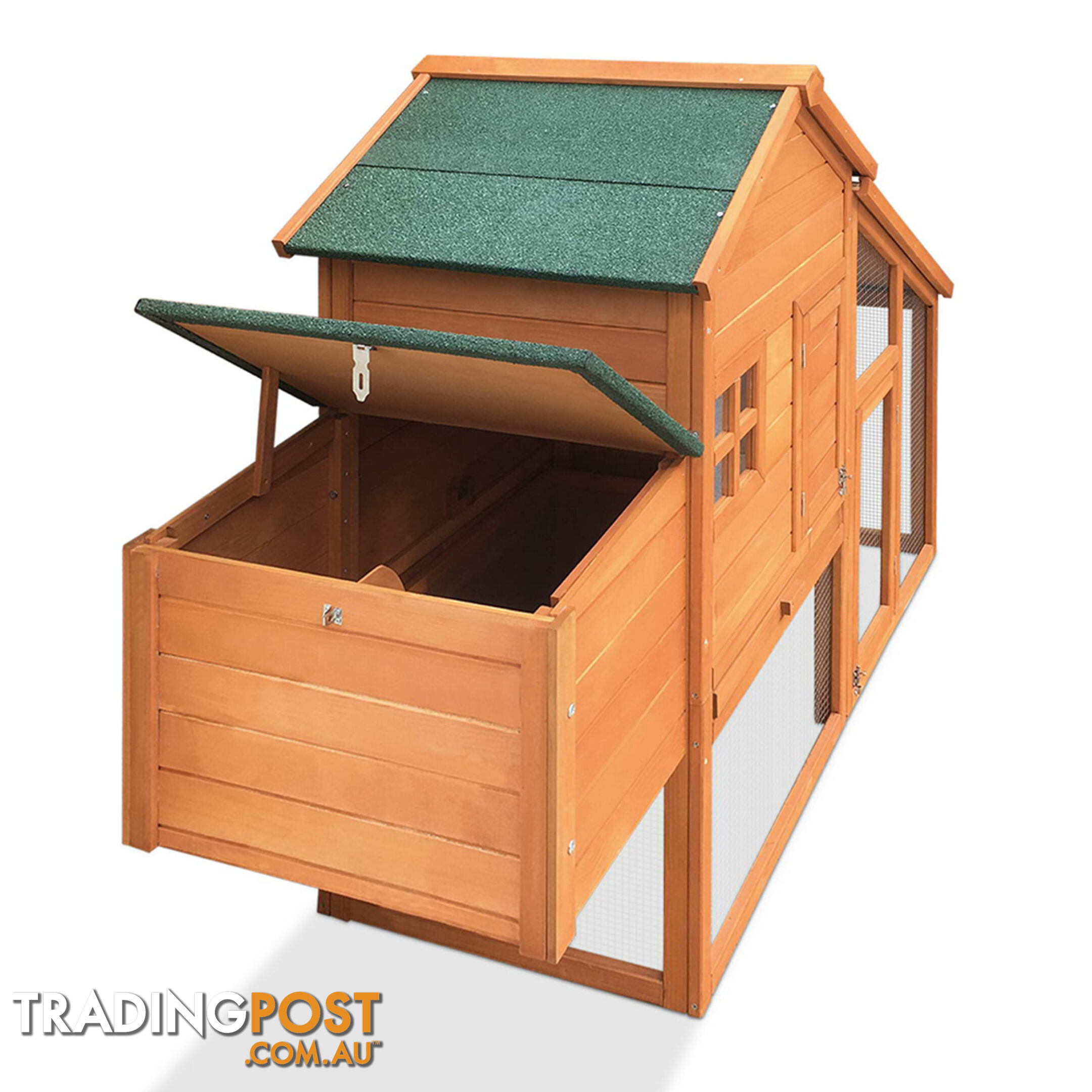 Wooden Pet Hutch with Nesting Box