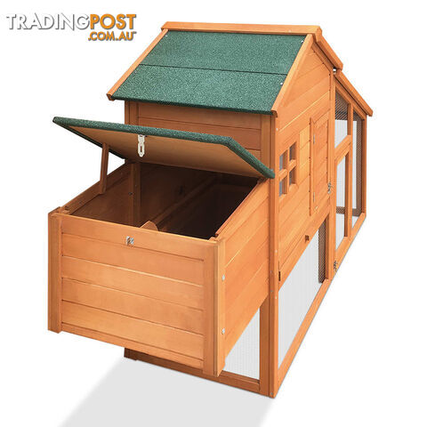 Wooden Pet Hutch with Nesting Box