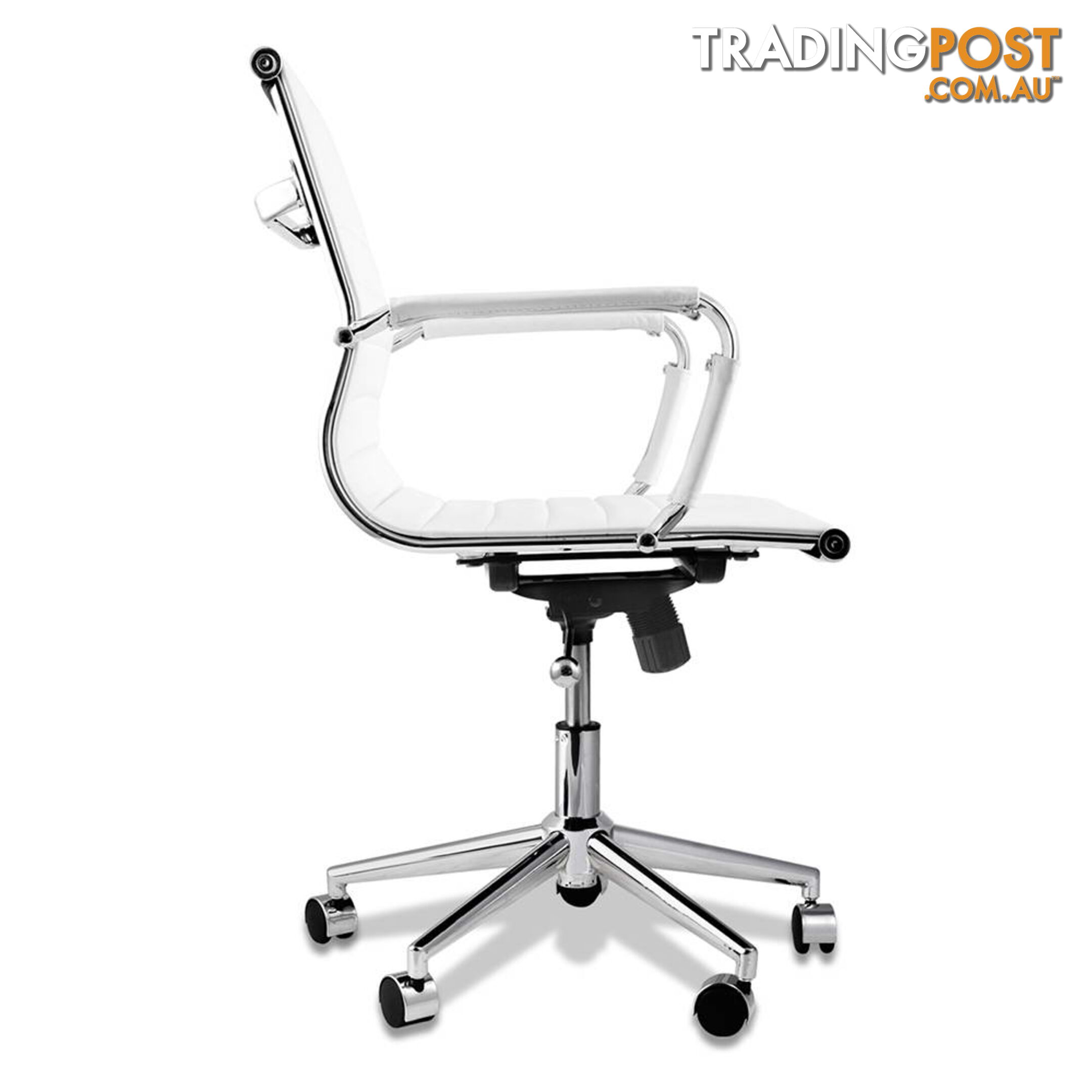 Eames Replica PU Leather Executive Designer Office Chair White