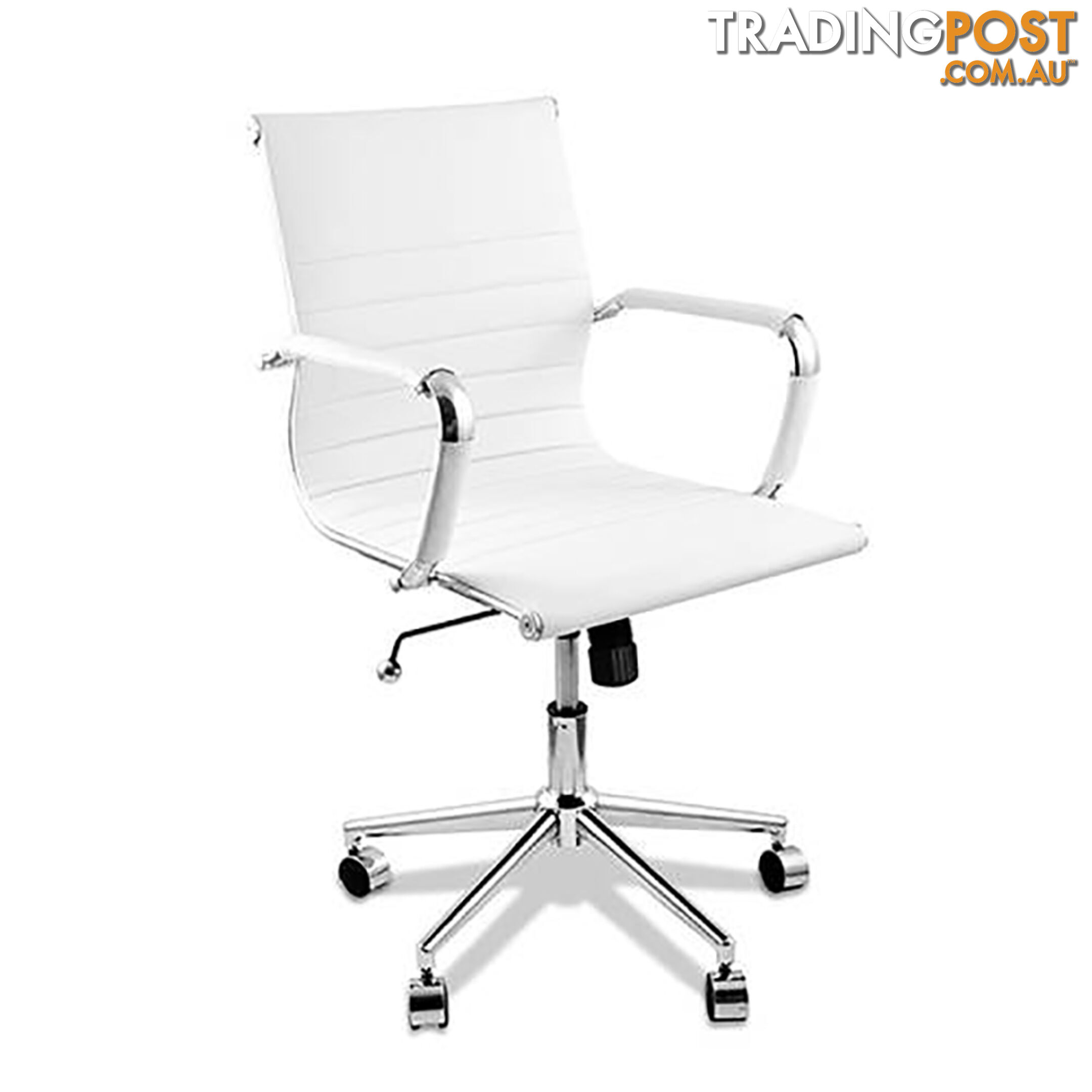 Eames Replica PU Leather Executive Designer Office Chair White