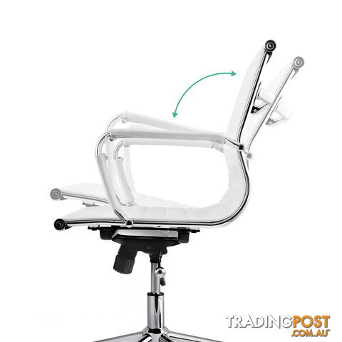 Eames Replica PU Leather Executive Designer Office Chair White