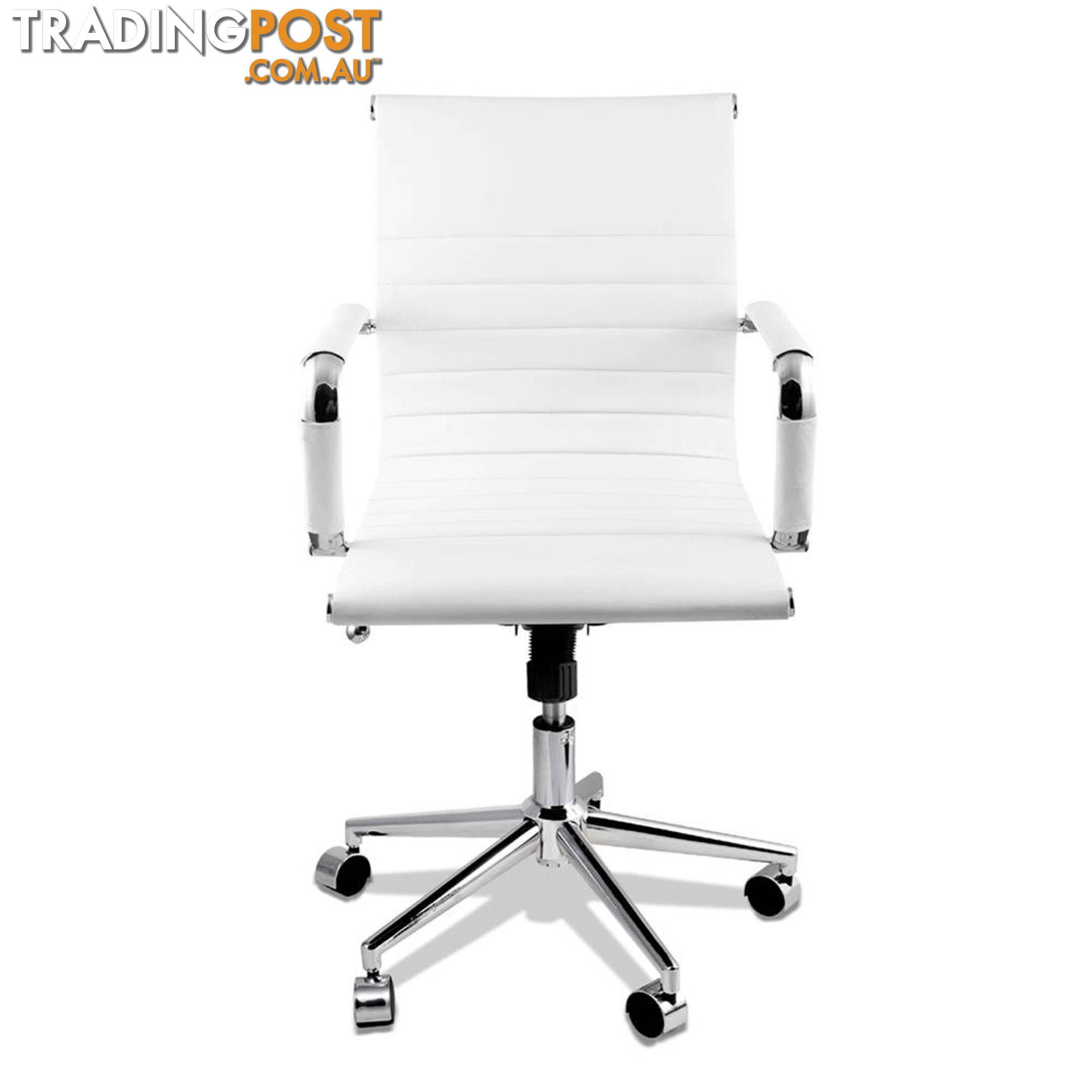 Eames Replica PU Leather Executive Designer Office Chair White