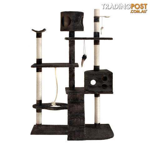 Cat Scratching Poles Post Furniture Tree 170cm Grey