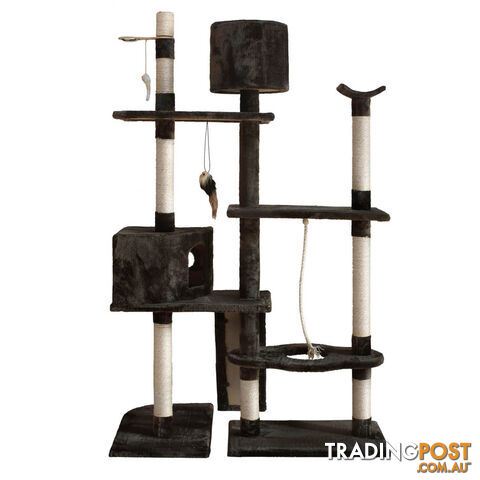 Cat Scratching Poles Post Furniture Tree 170cm Grey