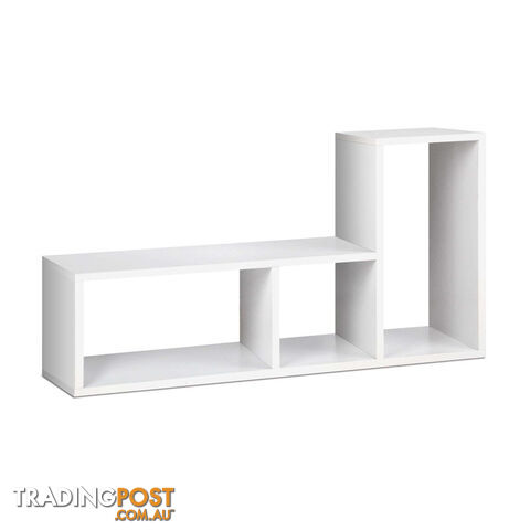 DIY L Shaped Display Shelf - White