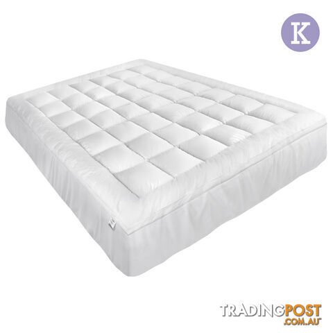 Pillowtop Mattress Topper Memory Resistant Protector Pad Cover King