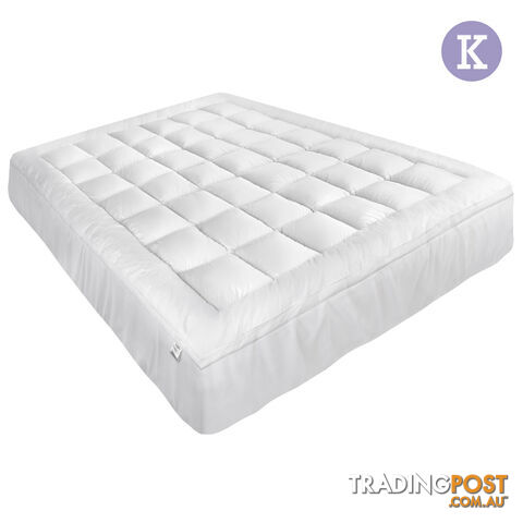Pillowtop Mattress Topper Memory Resistant Protector Pad Cover King
