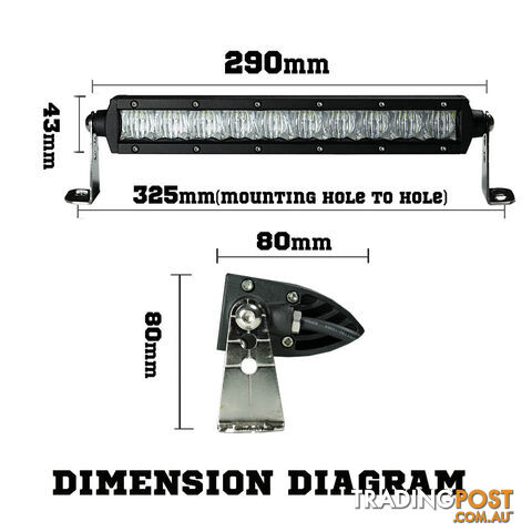 Osram 12inch 70W 5D Lens LED Light Bar Flood Driving Work Lamp SUV ATV 4WD - photo 2 of 6