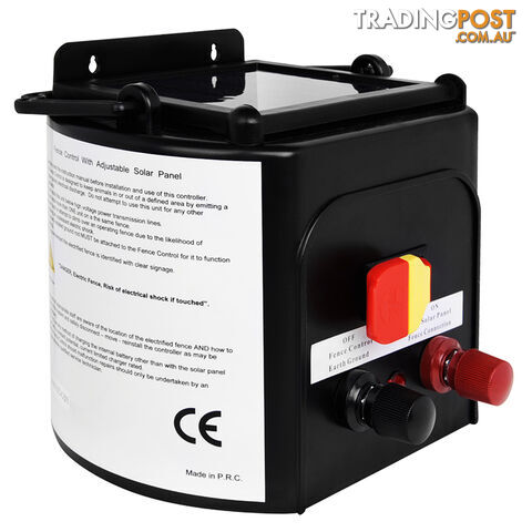 Solar Power Electric Fence Energiser Energizer Charger 8Km / 0.3J - photo 4 of 8