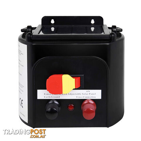 Solar Power Electric Fence Energiser Energizer Charger 8Km / 0.3J - photo 3 of 8
