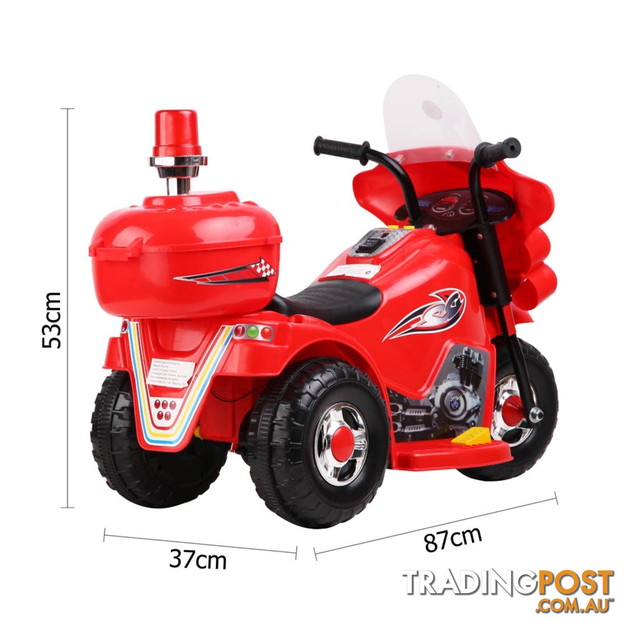 Kids Ride on Motorbike Red