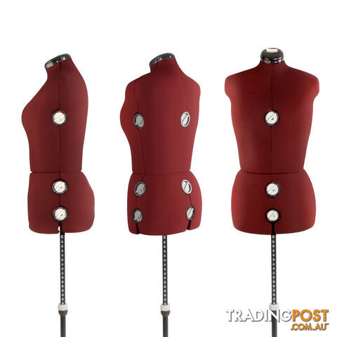 Adjustable Dressmaking Mannequin SZ14-20 - Wine - photo 5 of 8