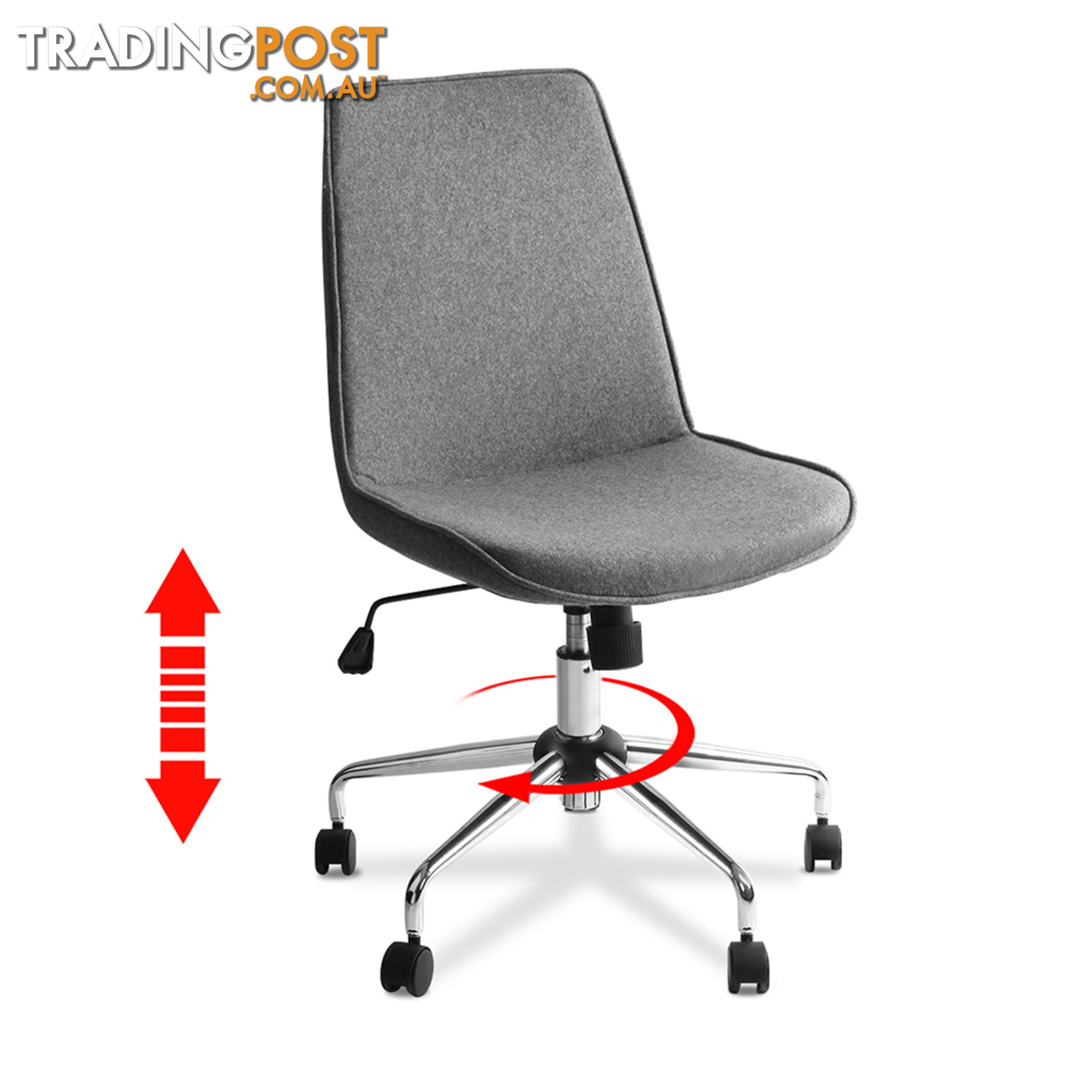 Modern Office Desk Fabric Chair _ÑÐ Grey