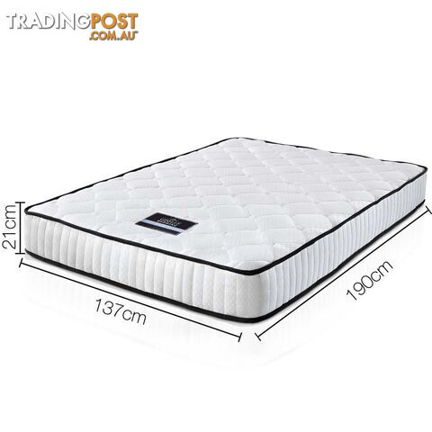 High Density Foam Pocket Spring Mattress 21cm Double