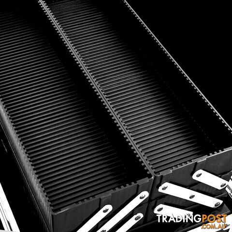 Portable Cosmetic Beauty Make Up Carry Case Box Black - photo 5 of 8