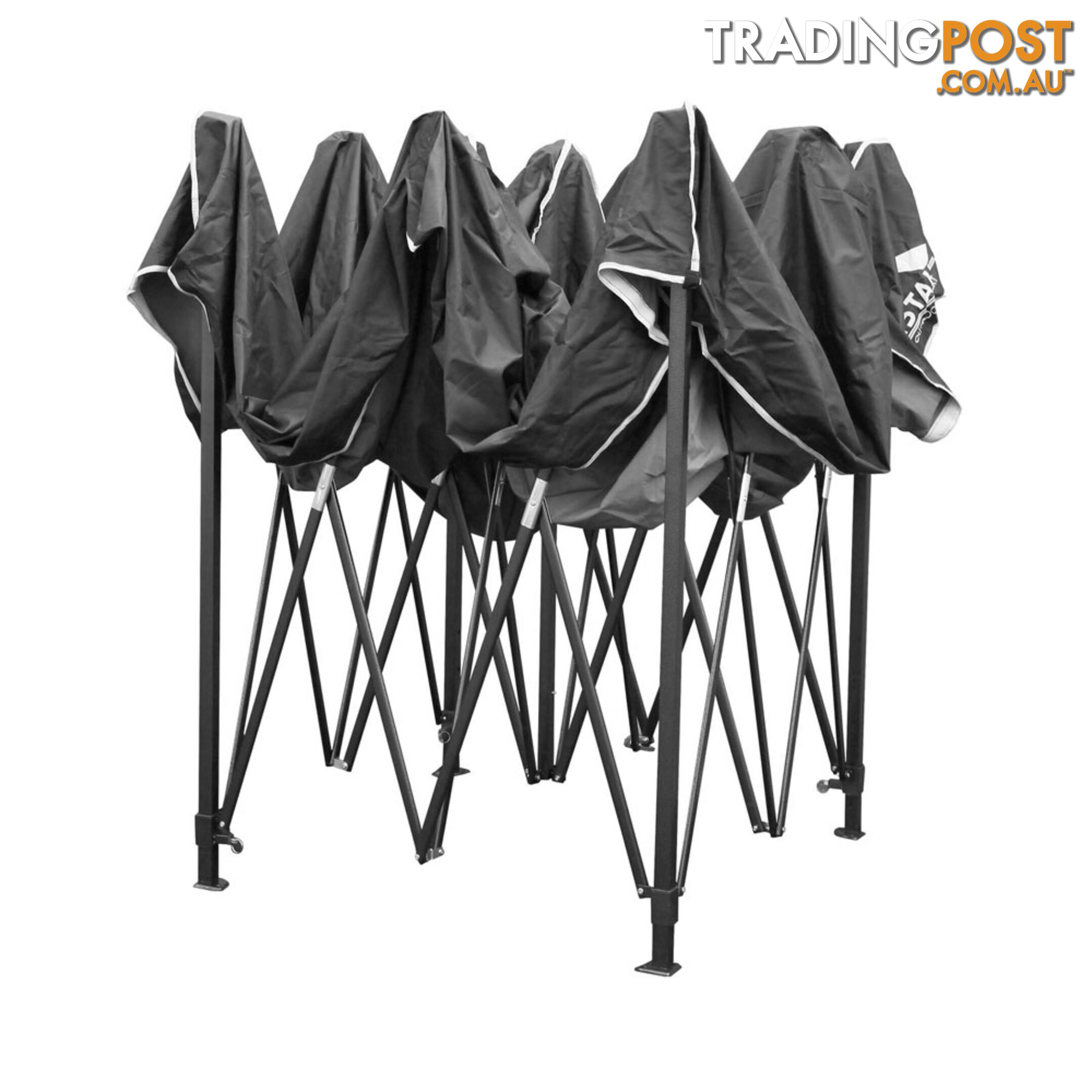 3m x 3m Pop-up Garden Outdoor Gazebo Black