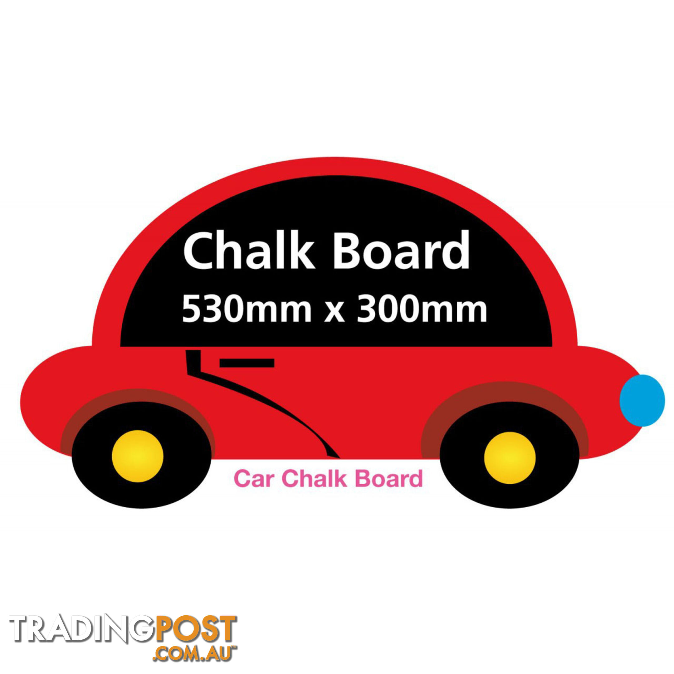 Boys Car Chalkboard - Totally Movable and Reusable