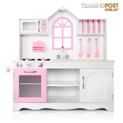 Wooden Kitchen Playset - White