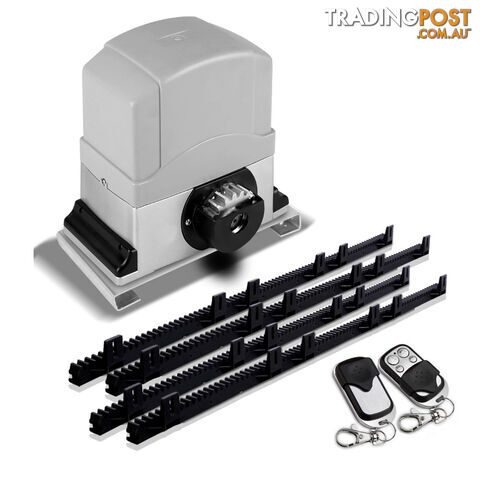 Automatic Sliding Gate Opener with 2 Remote Controls