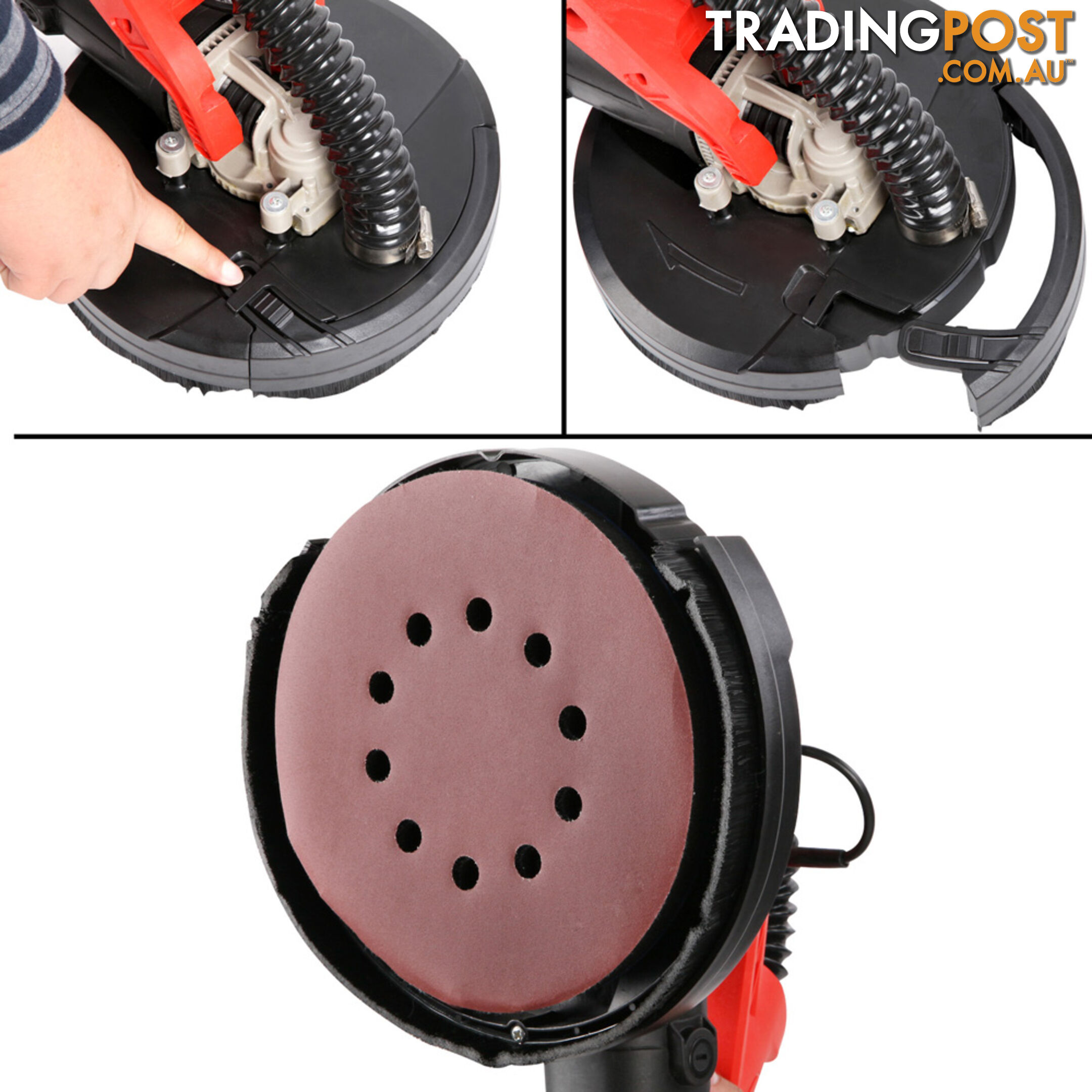 Industrial Drywall Sander with LED Light