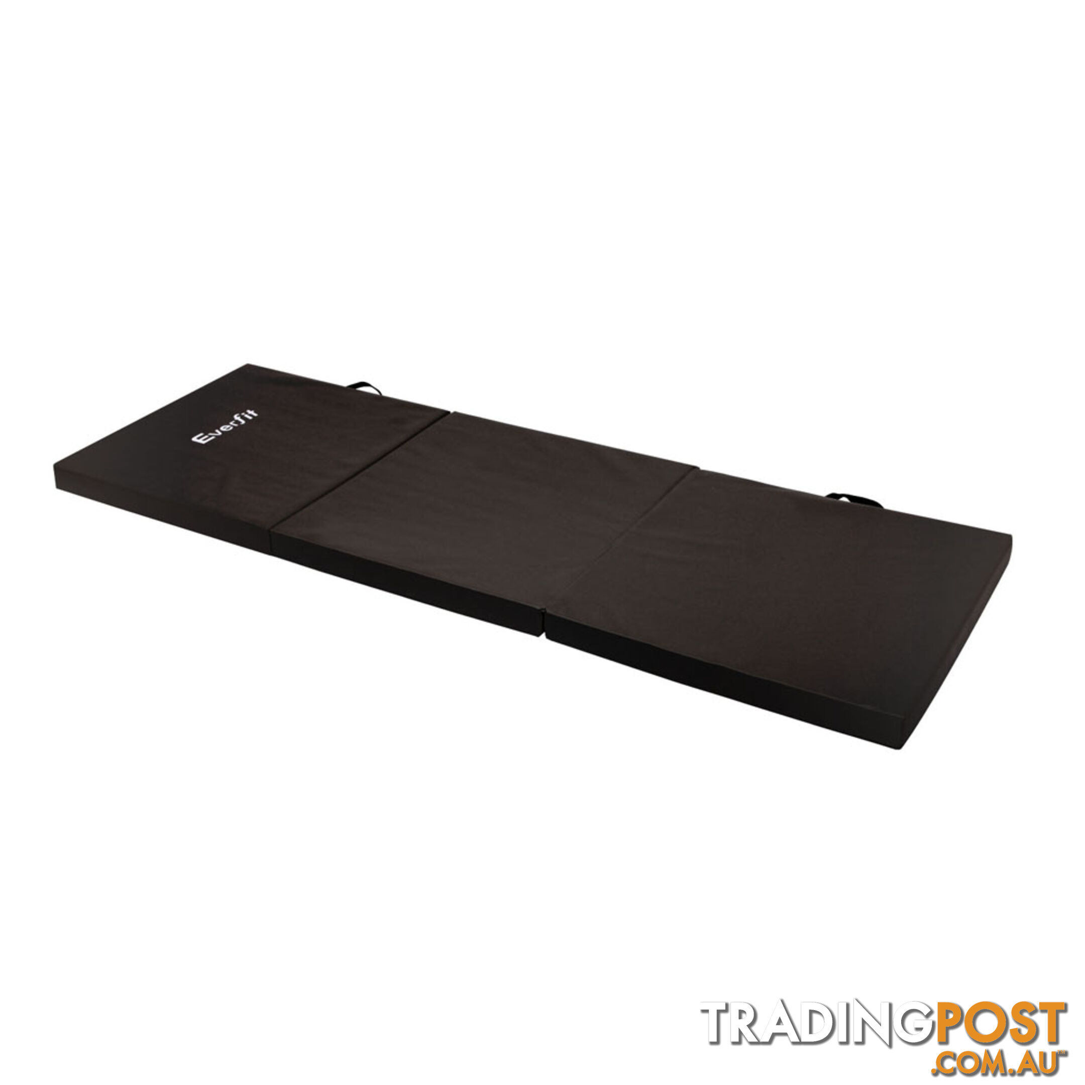 Trifold Exercise Mat Floor Black