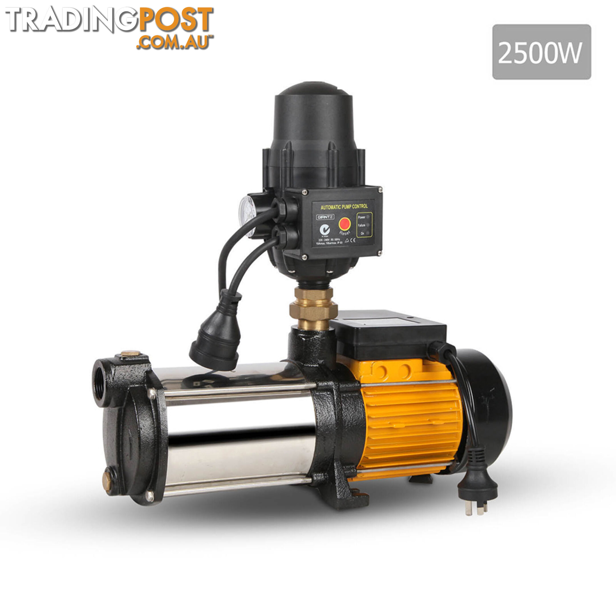 Weatherproof  2500W  9000L/H Flow Rate Pressure Pump