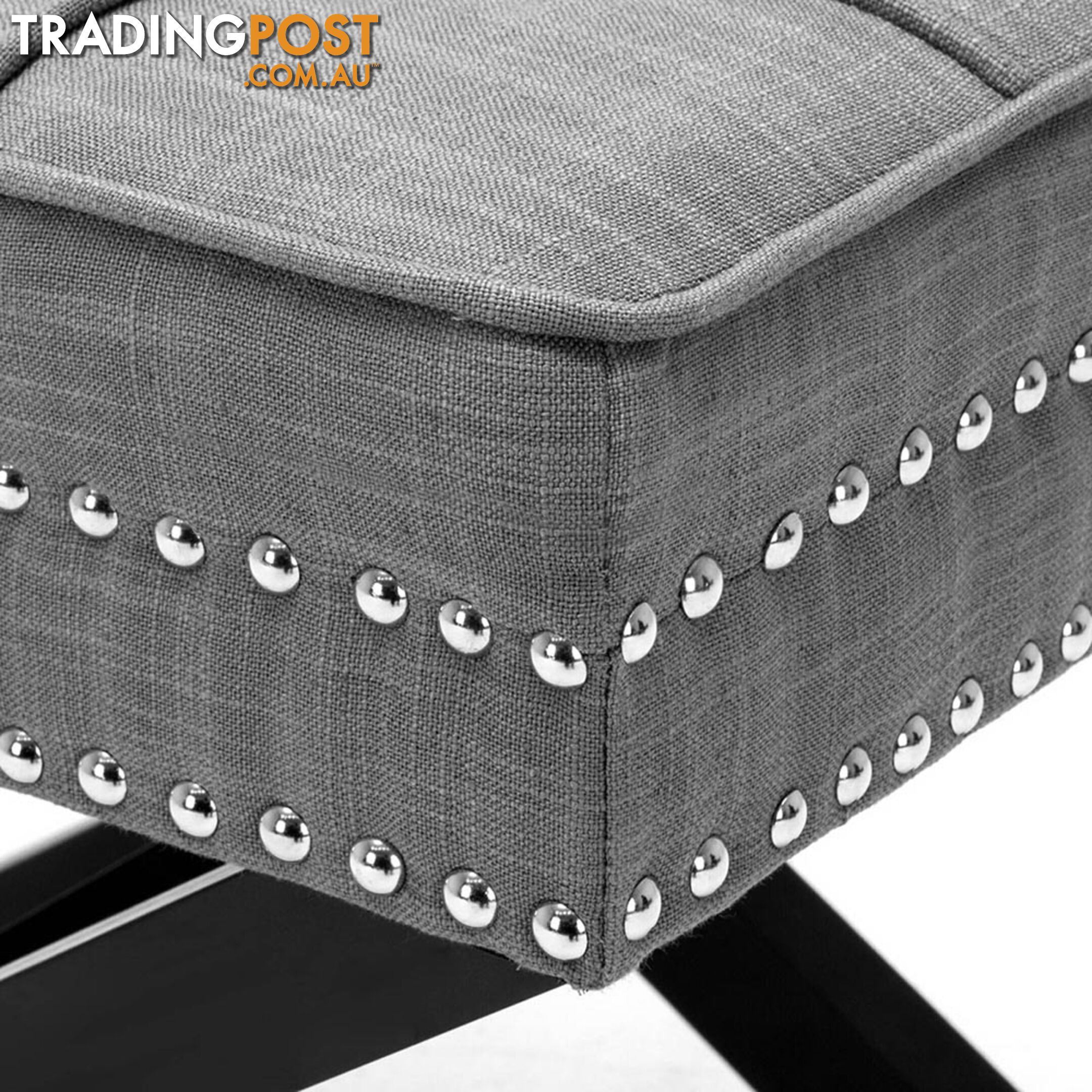 Seat Footstool Bench Stool - Grey