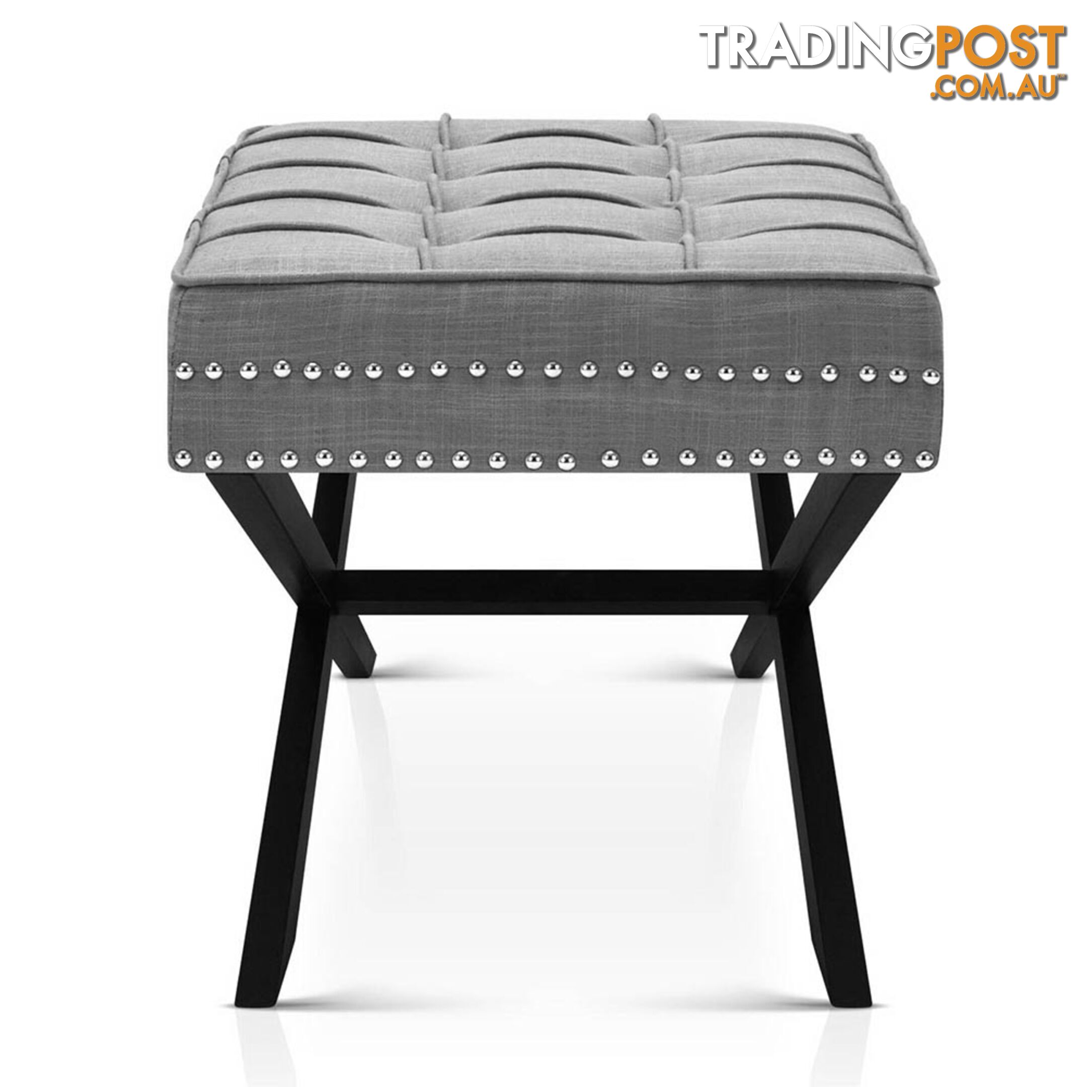 Seat Footstool Bench Stool - Grey