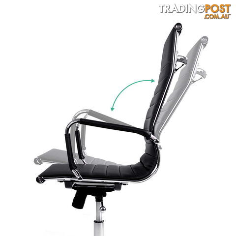 Eames Replica PU Leather High Back Executive Computer Office Chair Black