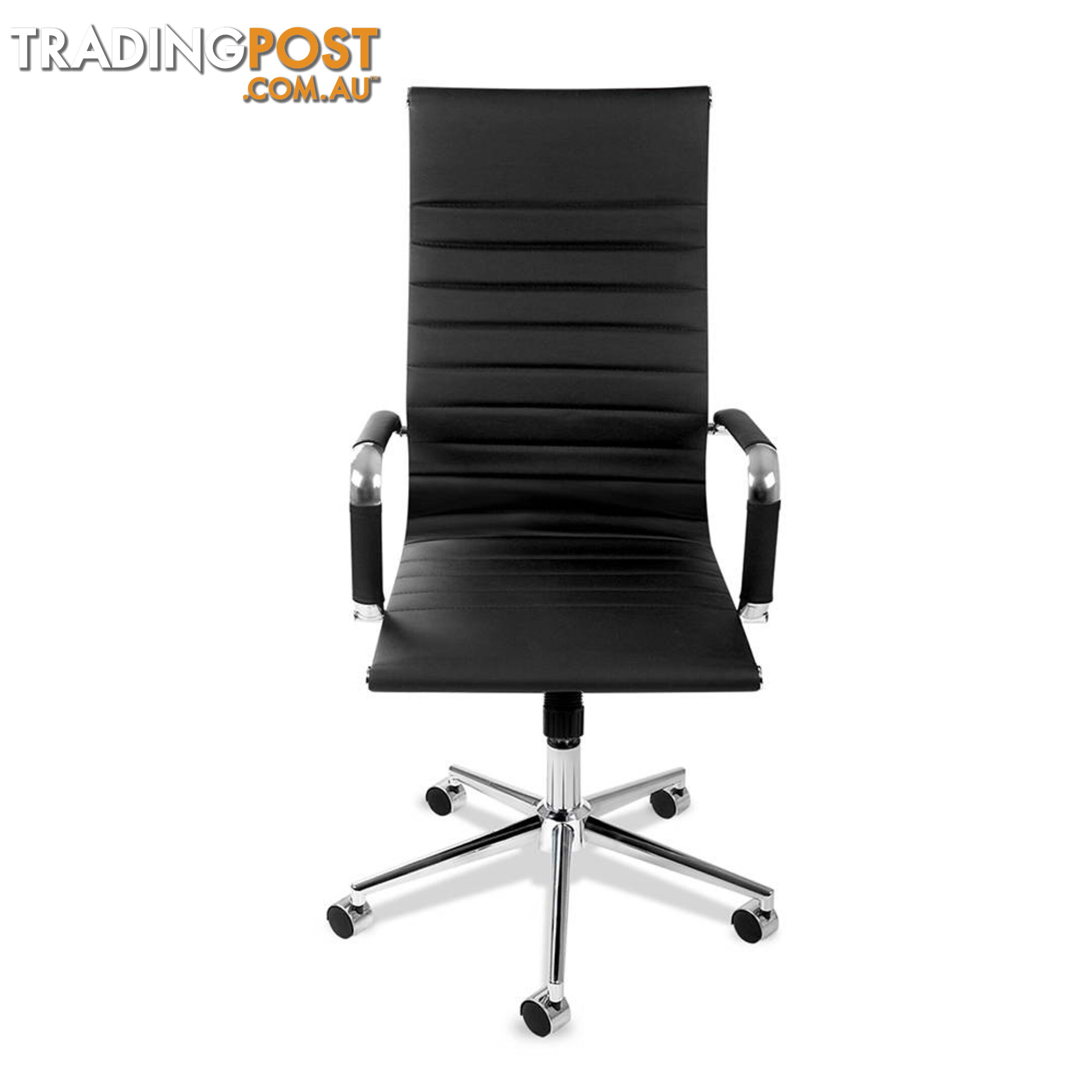 Eames Replica PU Leather High Back Executive Computer Office Chair Black