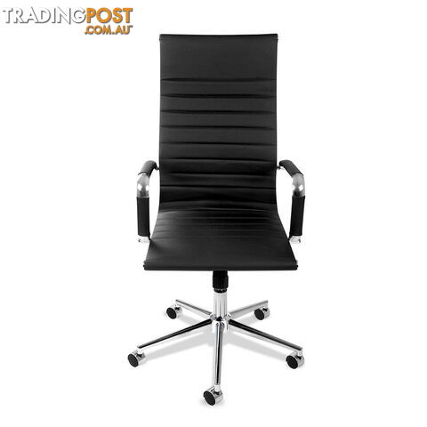 Eames Replica PU Leather High Back Executive Computer Office Chair Black