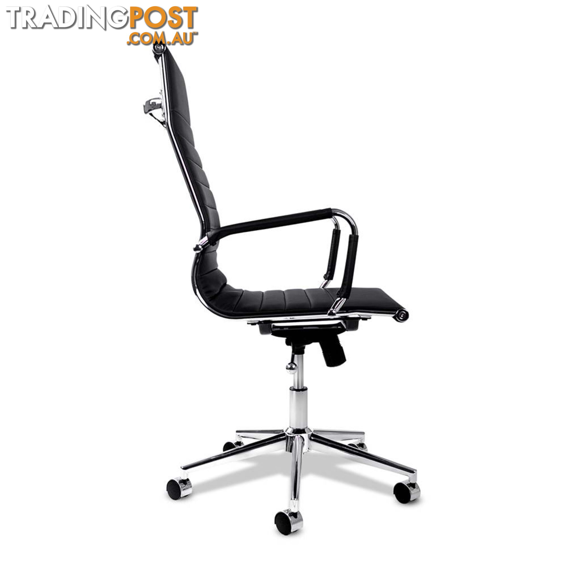 Eames Replica PU Leather High Back Executive Computer Office Chair Black