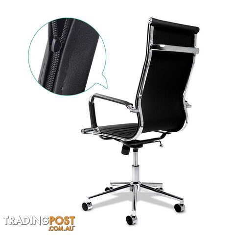 Eames Replica PU Leather High Back Executive Computer Office Chair Black