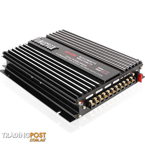 New PowerVox 2800 Watt 4 Channel Car Amplifier Black