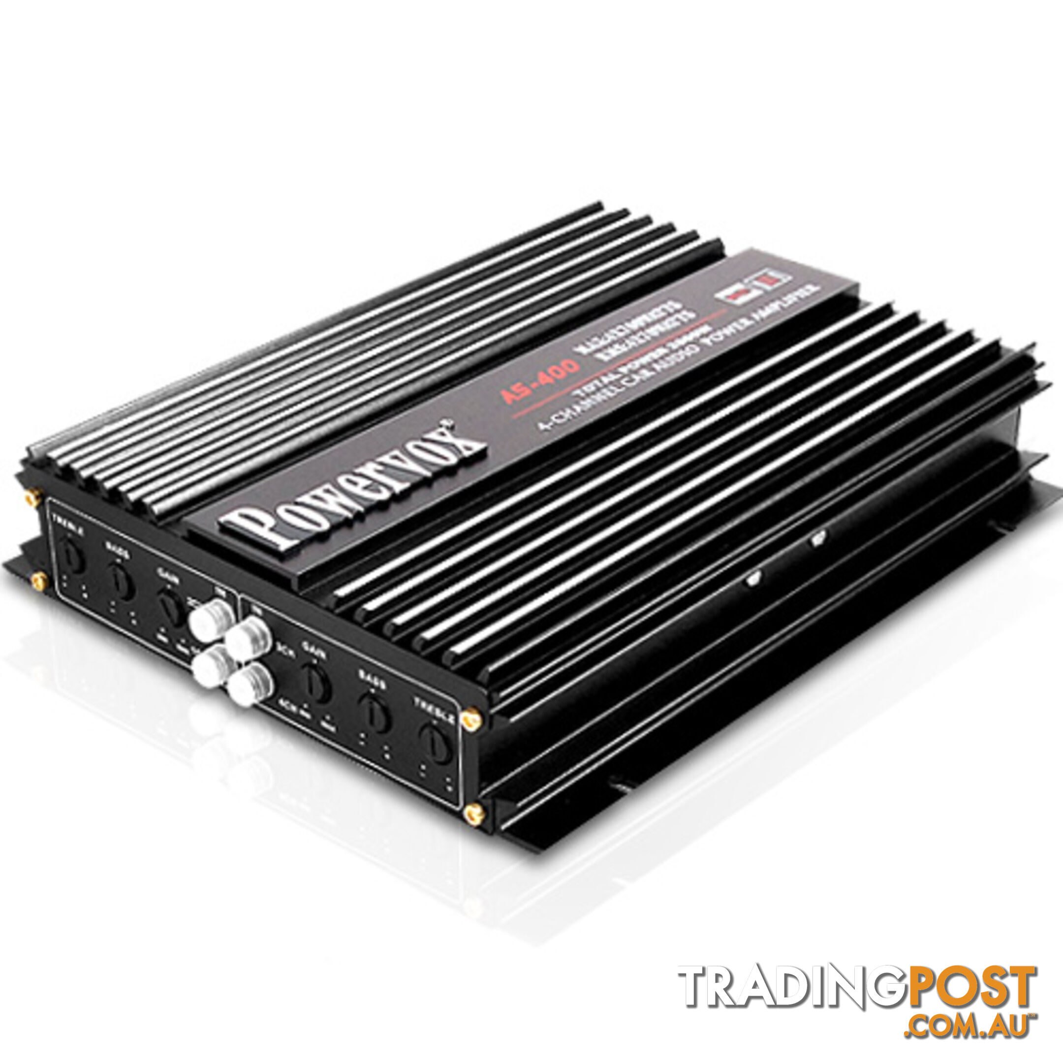 New PowerVox 2800 Watt 4 Channel Car Amplifier Black