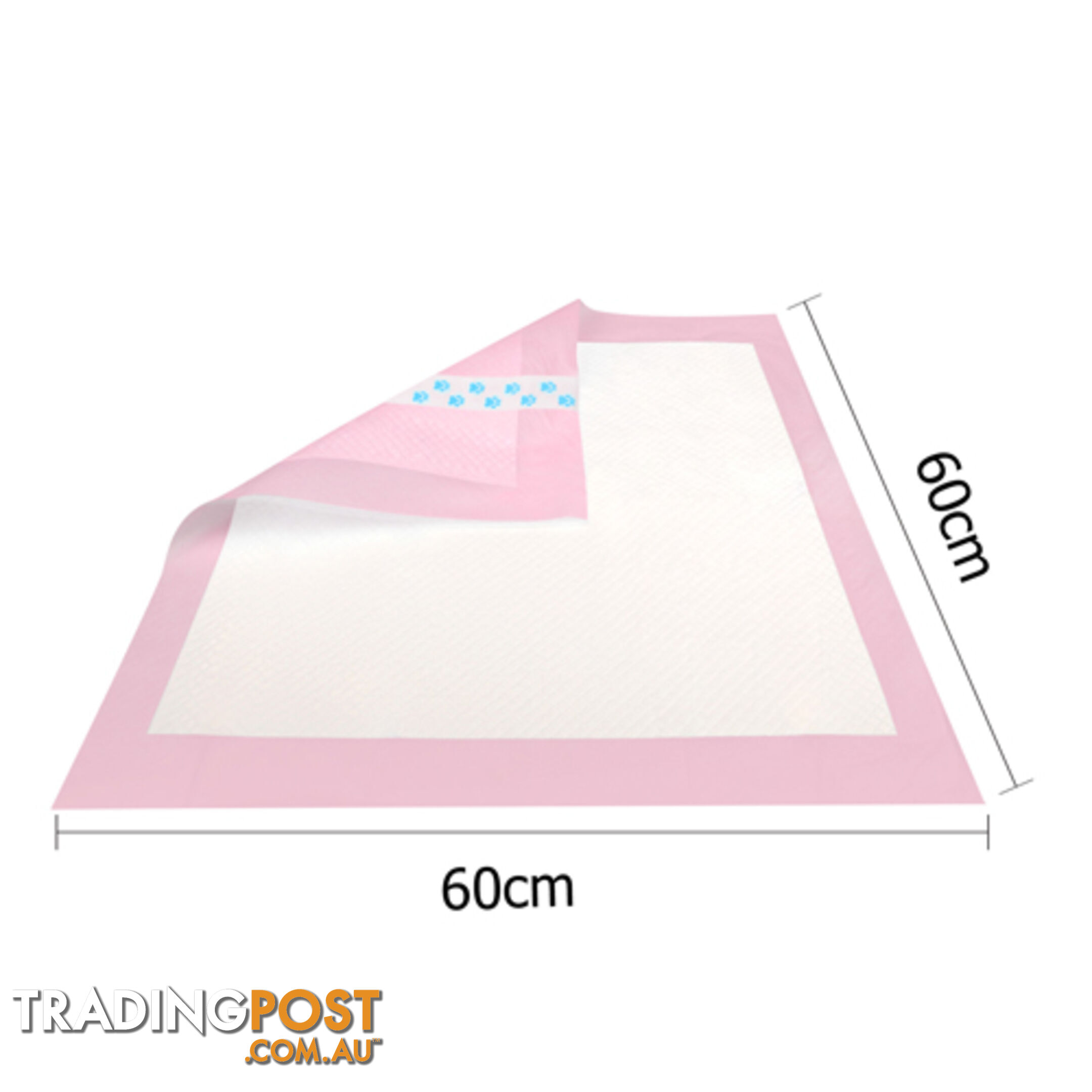 50 Puppy Pet Dog Toilet Training Pads Pink