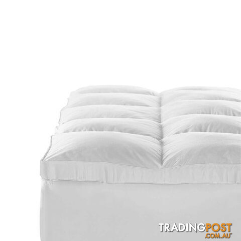 Duck Feather & Down Pillowtop Matress Topper - Double