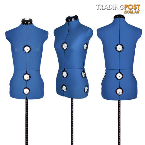 Adjustable Dressmaking Mannequin SZ8-14 - Blue - photo 5 of 8