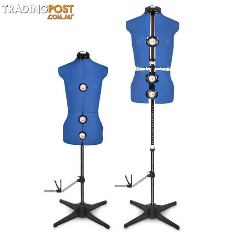 Adjustable Dressmaking Mannequin SZ8-14 - Blue - photo 3 of 8