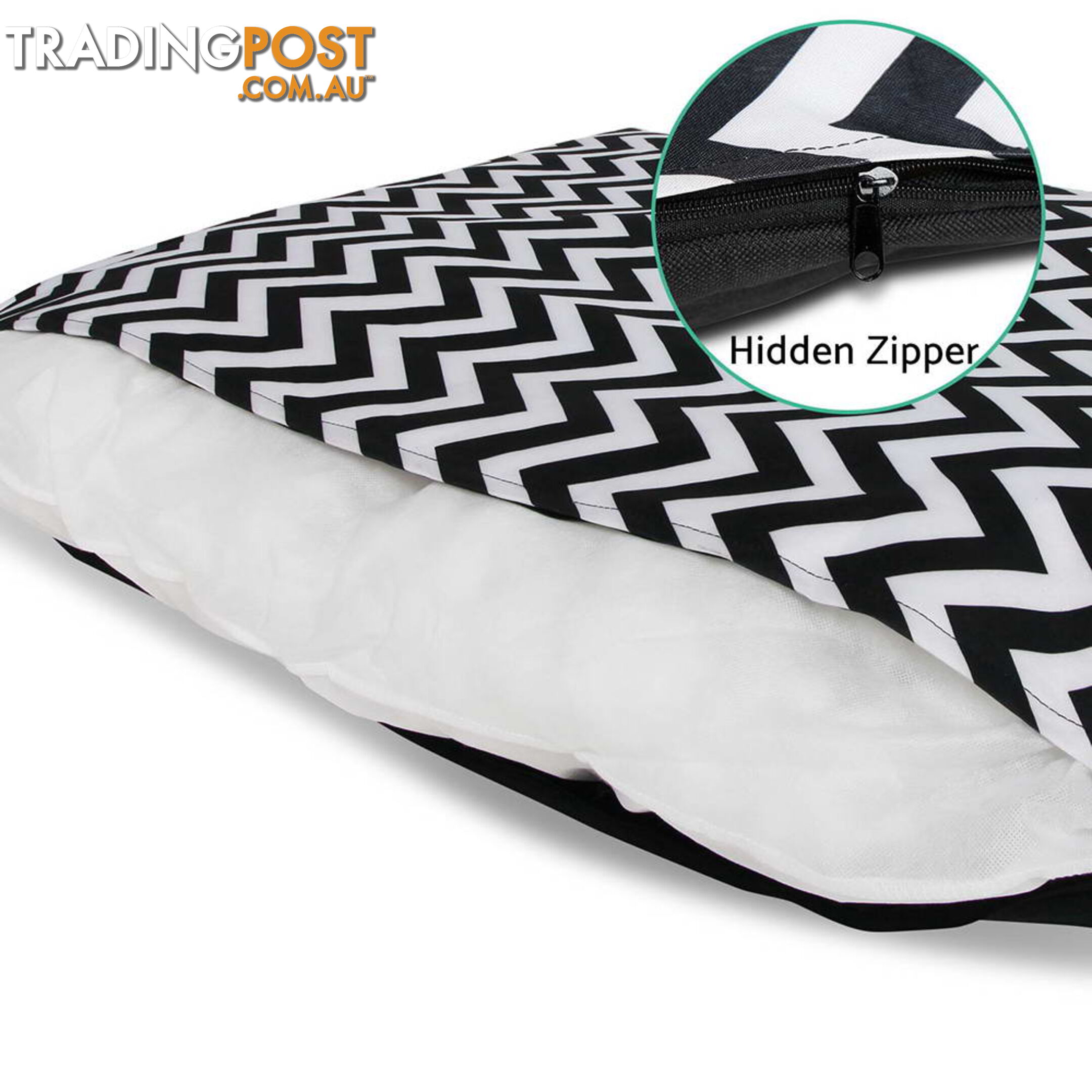 Washable Wavy Stripe Heavy Duty Pet Bed - XXLarge