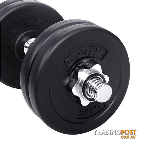 25kg Fitness Gym Exercise Dumbbell Set