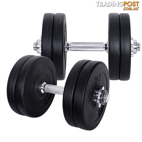 25kg Fitness Gym Exercise Dumbbell Set