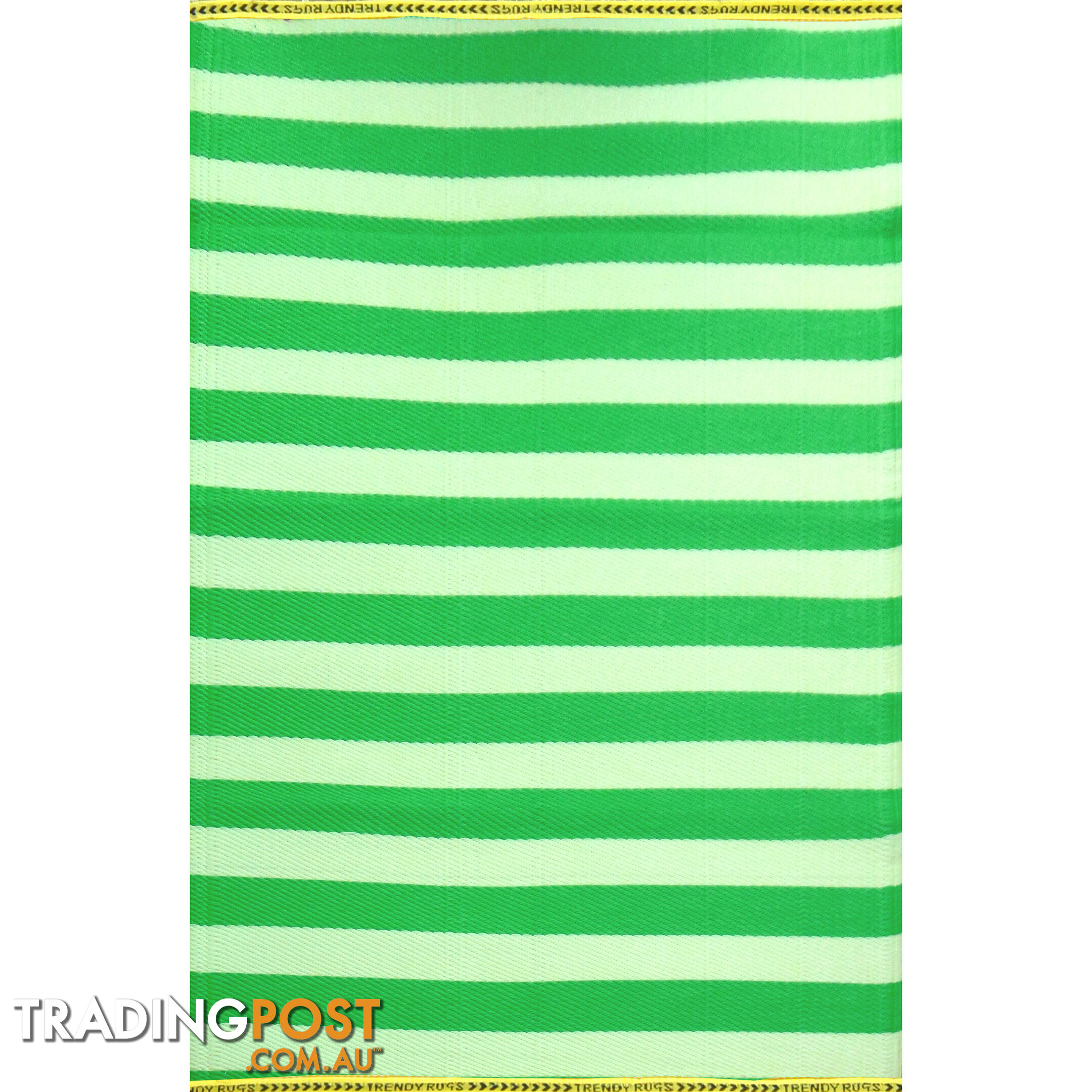 STRIPES Rug Green & Cream 150x240cm