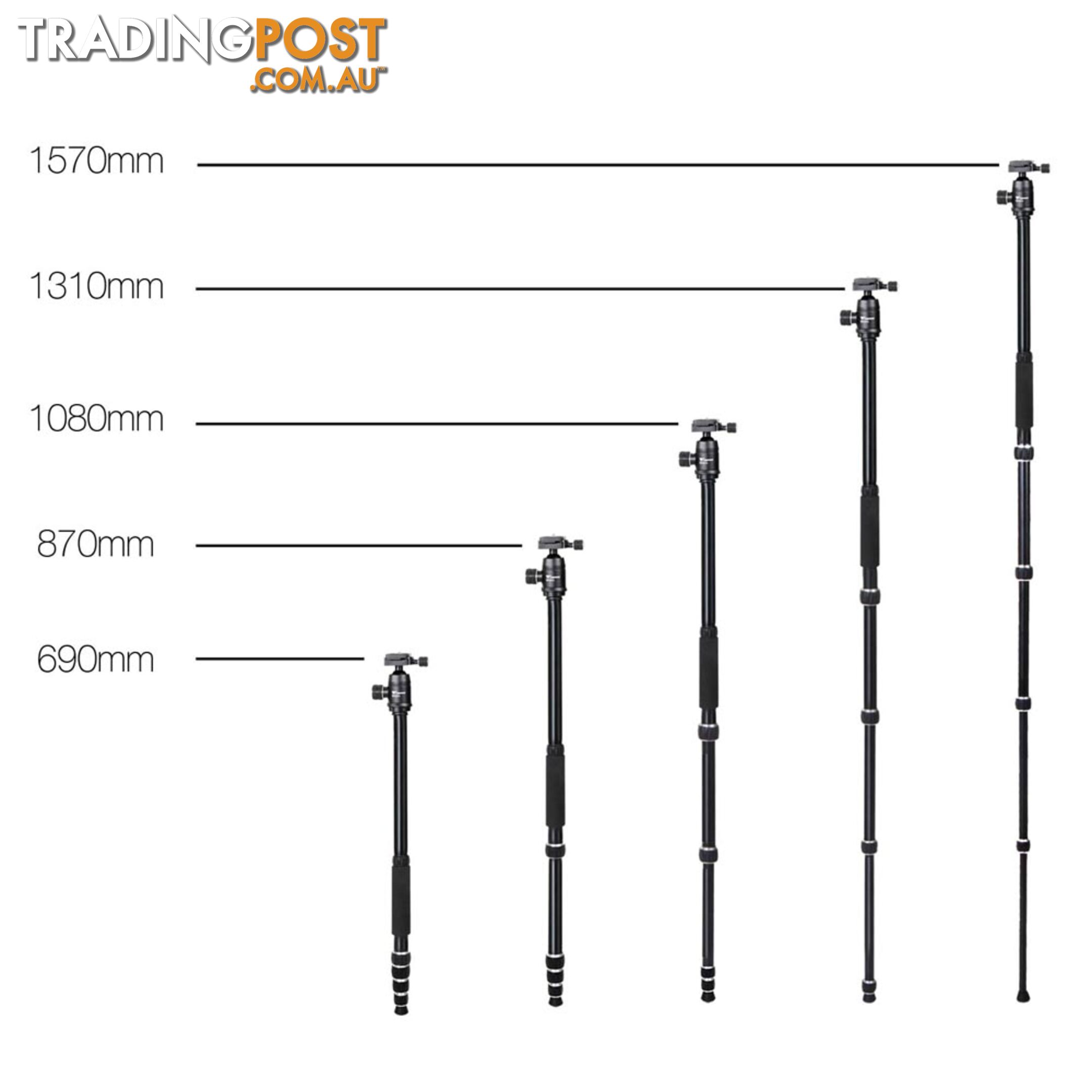 Professional 2 IN 1 Monopod/Tripod Digital Camera 152cm