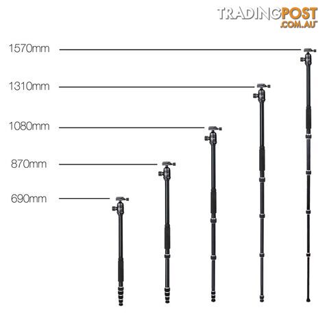 Professional 2 IN 1 Monopod/Tripod Digital Camera 152cm